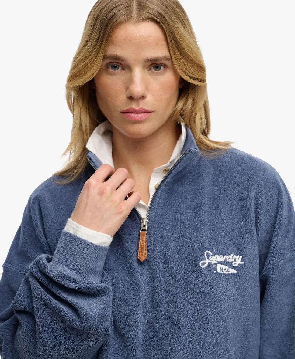 Heritage Terry Half Zip Sweatshirt