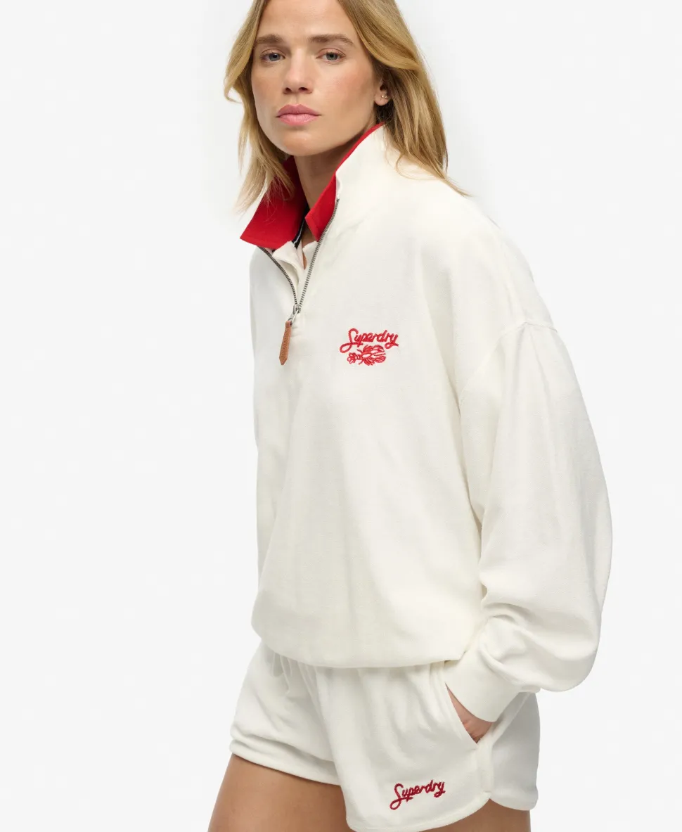 Heritage Terry Half Zip Sweatshirt