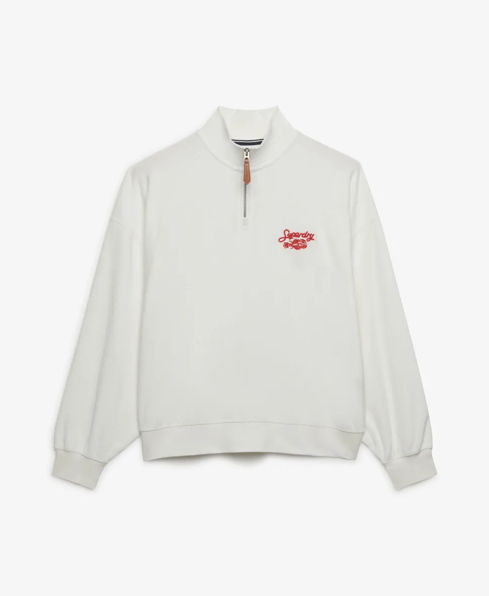 Heritage Terry Half Zip Sweatshirt