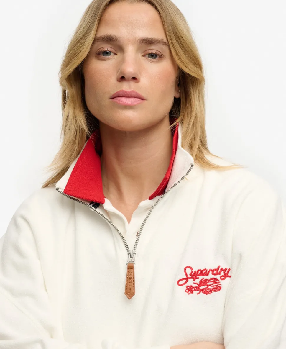 Heritage Terry Half Zip Sweatshirt
