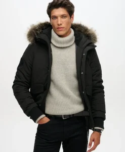 Hooded Everest Puffer Bomber Jacket