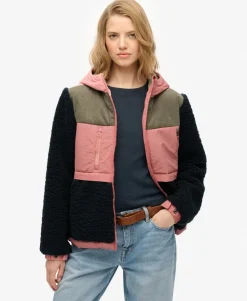 Hooded Fleece Sherpa Jacket