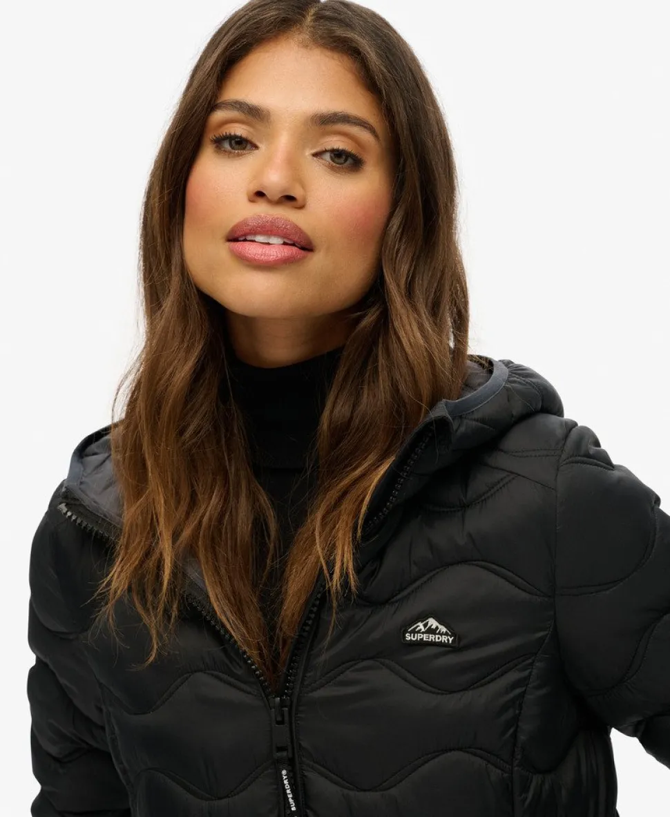 Hooded Fuji Lite Wave Padded Jacket