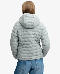 Hooded Heat Weld Padded Jacket