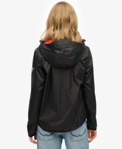 Hooded Logo Windbreaker Jacket