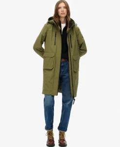 Hooded Longline Shell Parka
