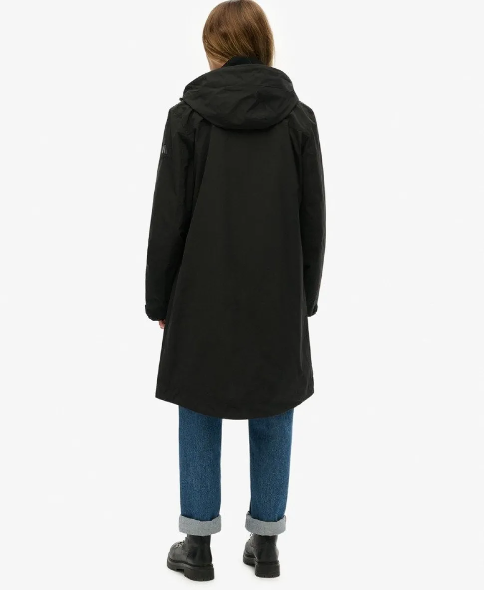 Hooded Longline Shell Parka