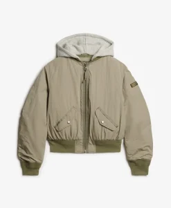 Hooded MA1 Bomber Jacket