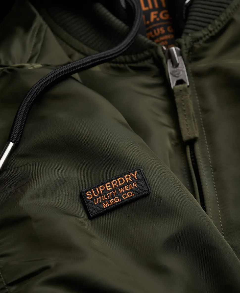 Hooded MA1 Bomber Jacket