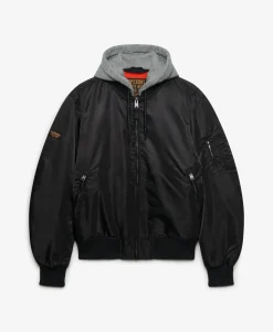 Hooded MA1 Bomber Jacket