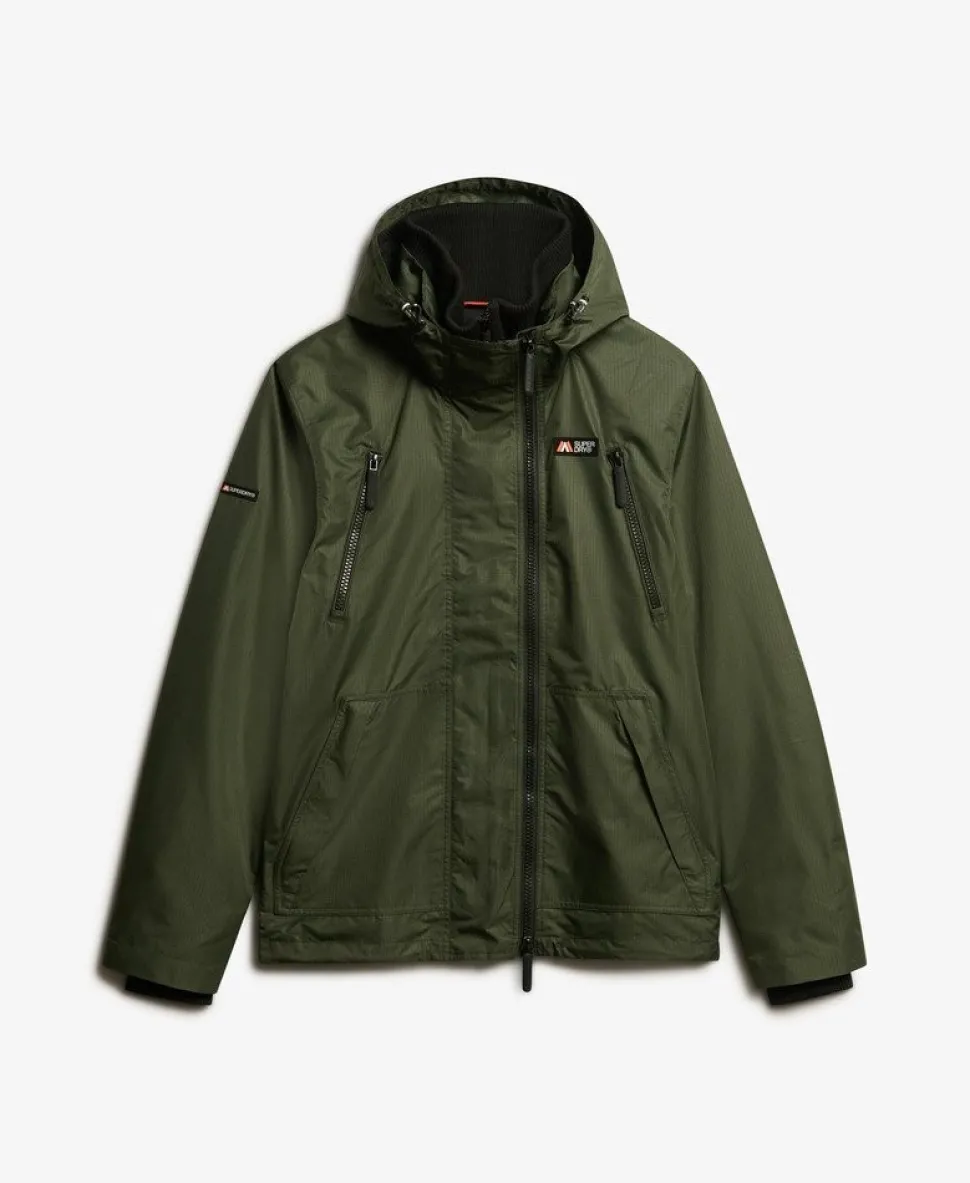 Hooded Mountain Windbreaker Jacket