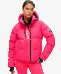 Hooded Ski Boxy Puffer Jacket