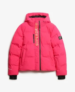 Hooded Ski Boxy Puffer Jacket