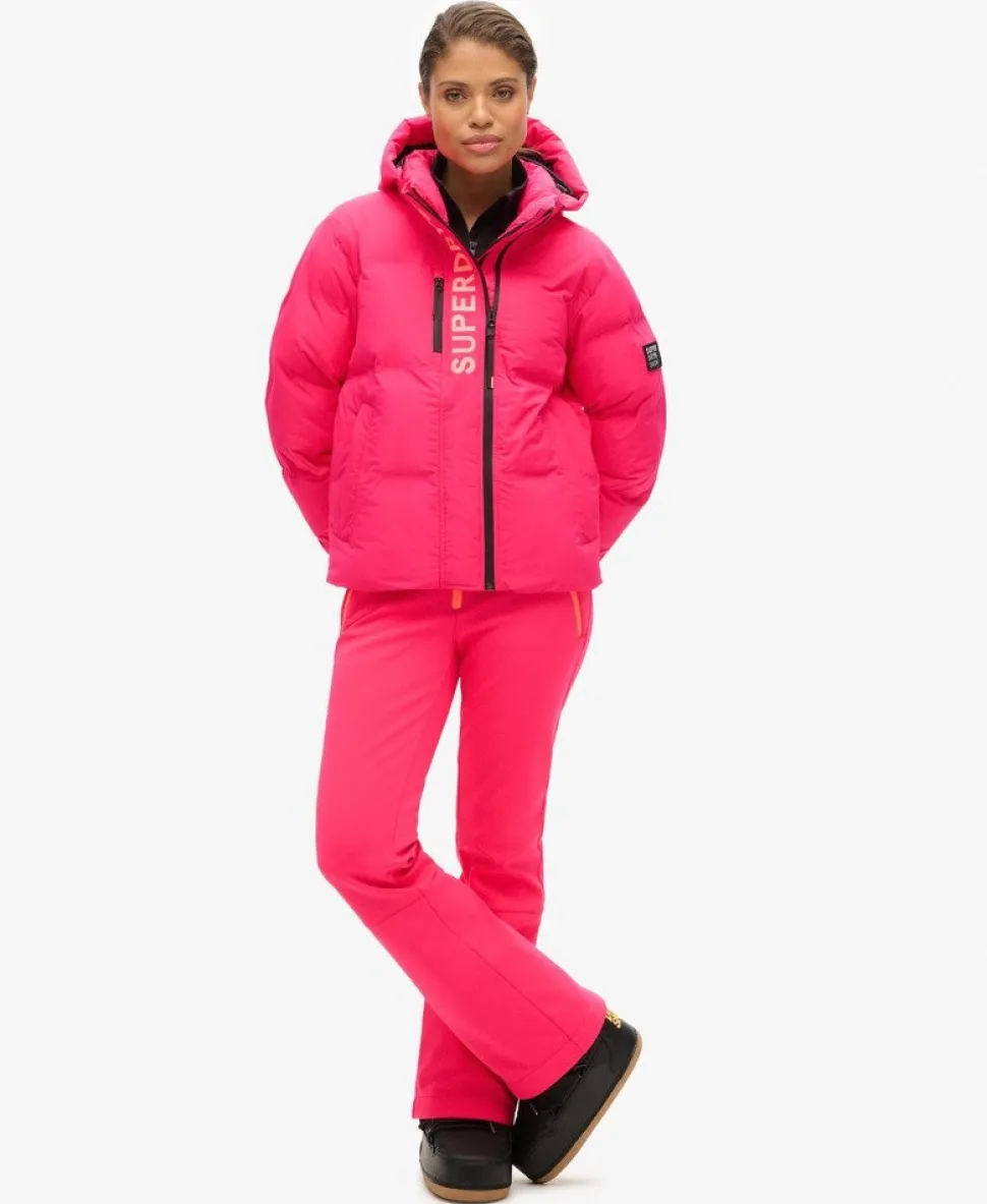 Hooded Ski Boxy Puffer Jacket