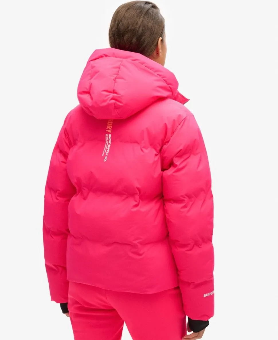 Hooded Ski Boxy Puffer Jacket