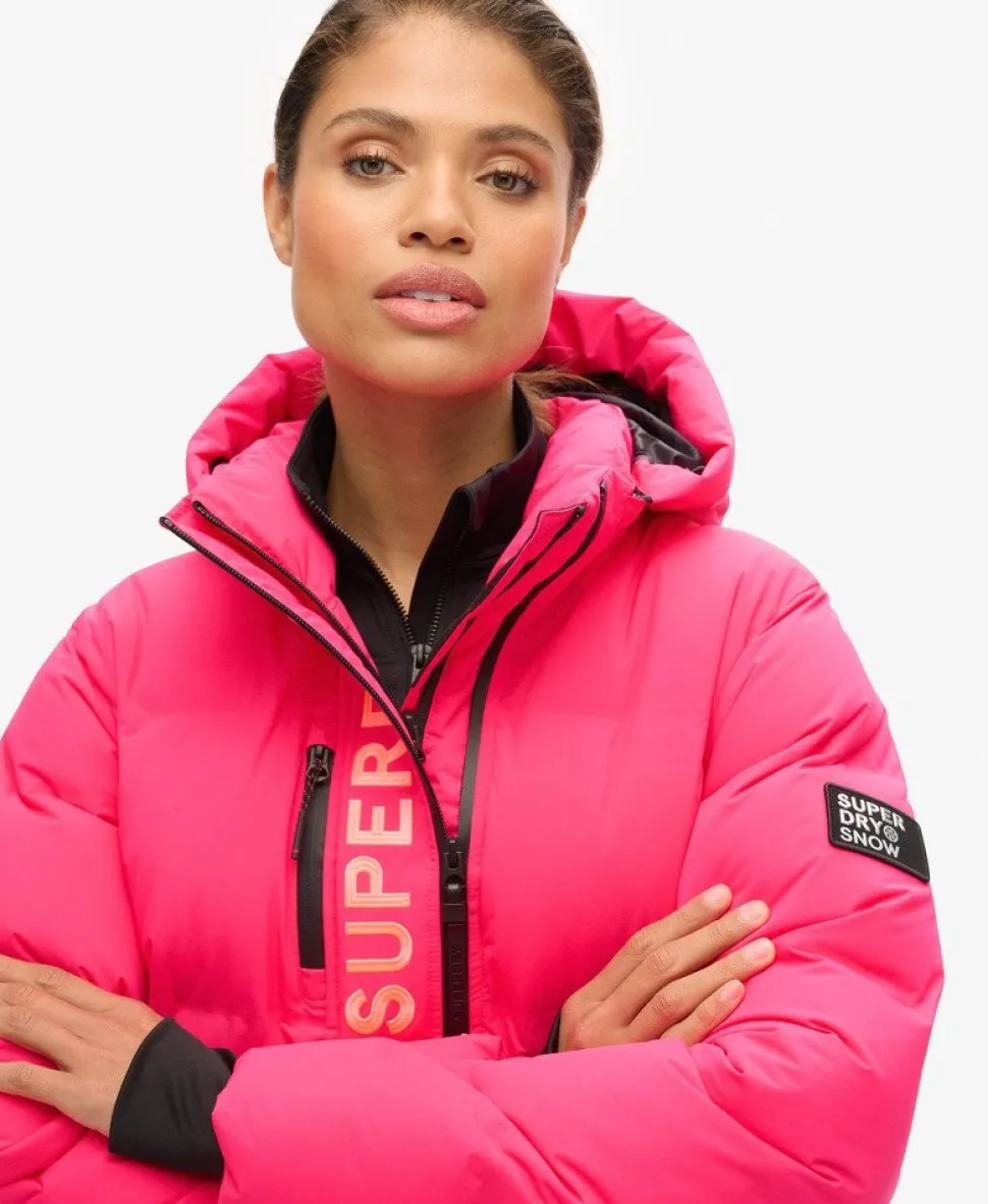 Hooded Ski Boxy Puffer Jacket
