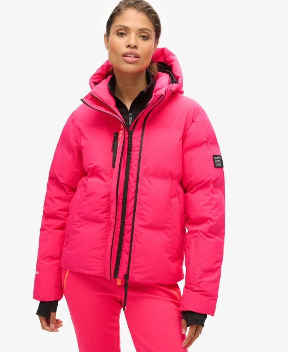 Hooded Ski Boxy Puffer Jacket