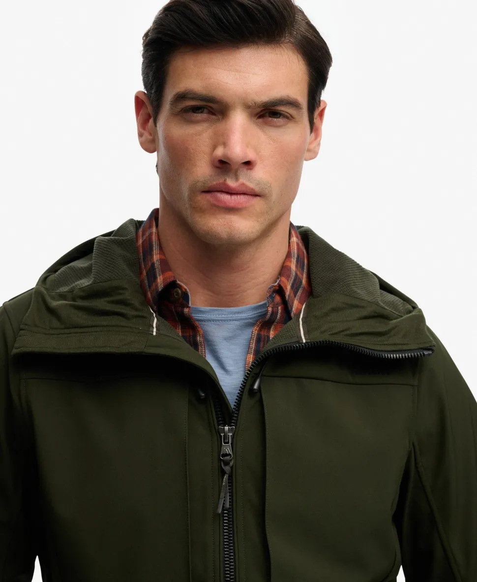 Hooded Softshell Trekker Jacket