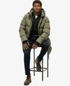 Hooded Sports Puffer Coat