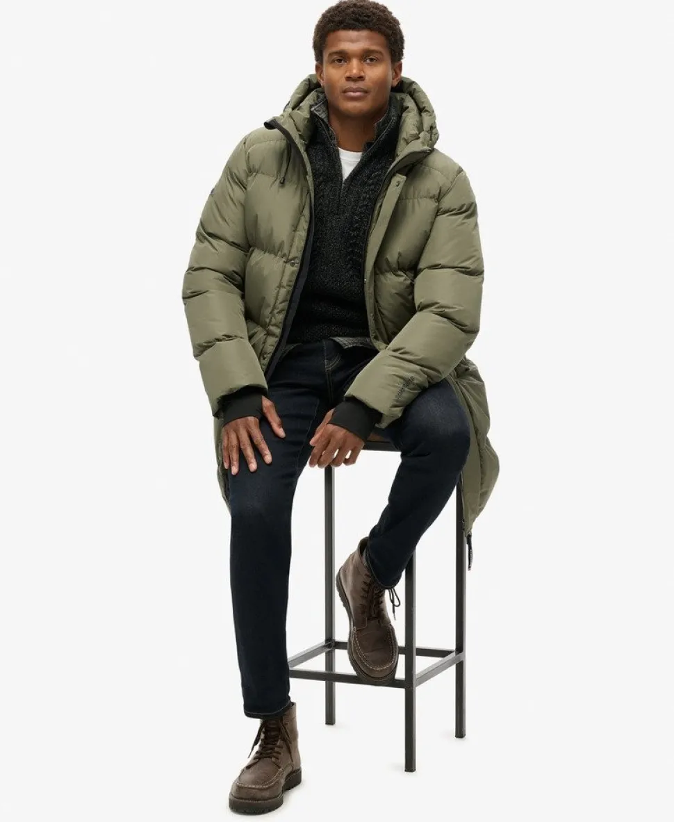 Hooded Sports Puffer Coat