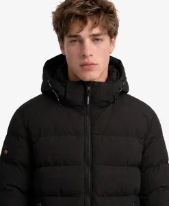 Hooded Sports Puffer Jacket