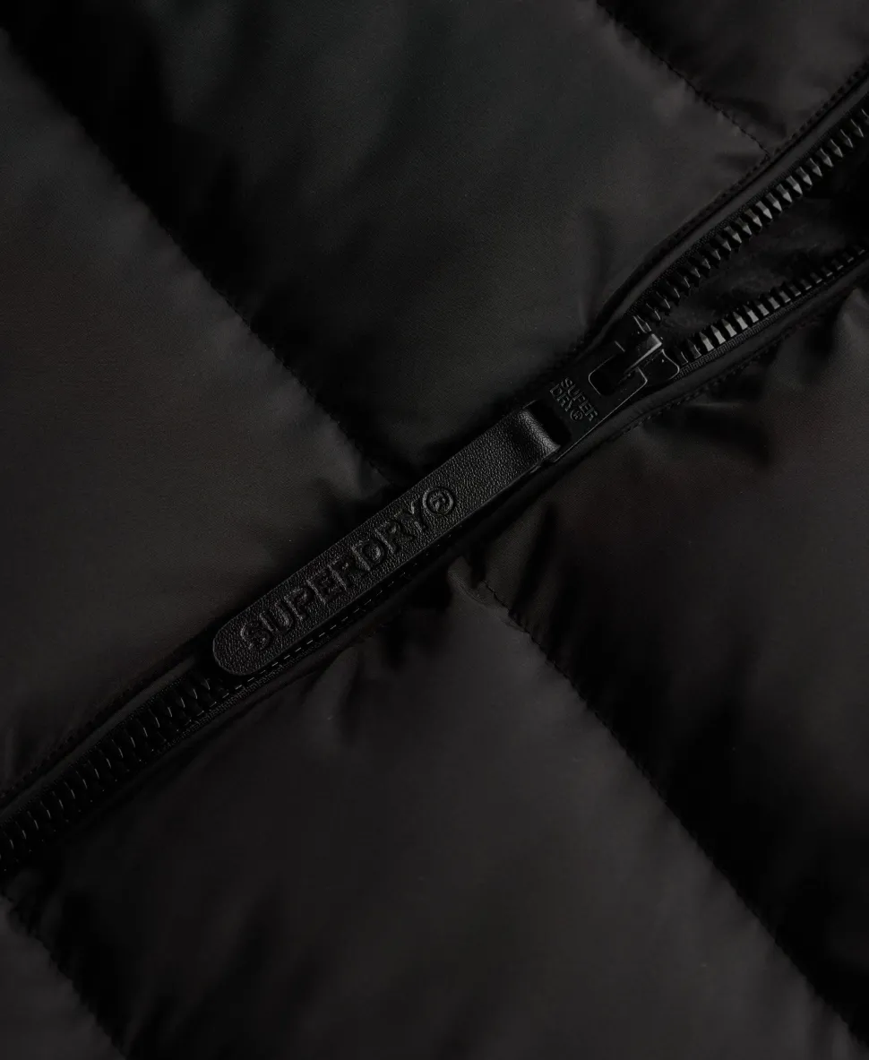 Hooded Sports Puffer Jacket