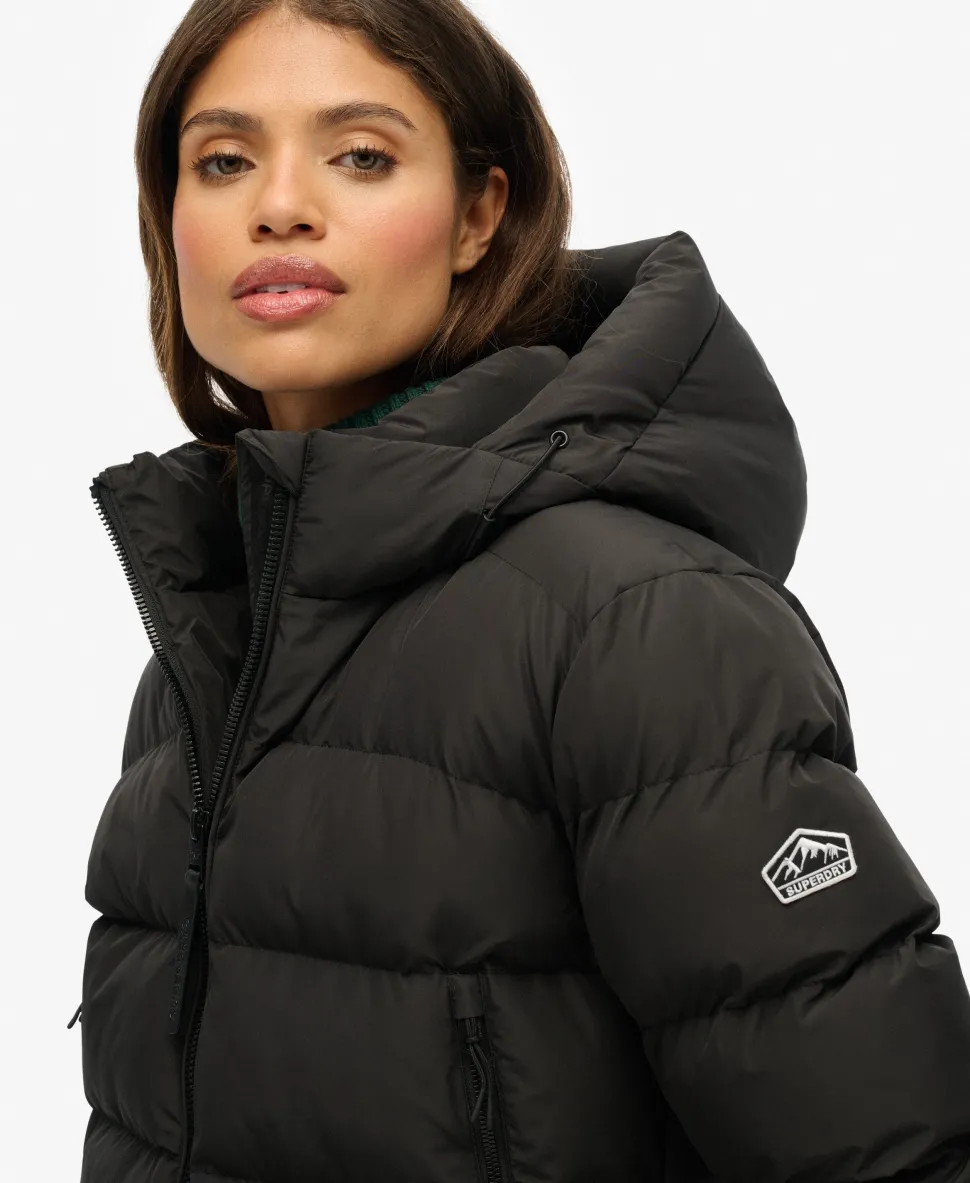 Hooded Sports Puffer Jacket