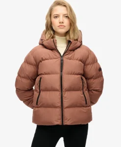 Hooded Sports Puffer Jacket