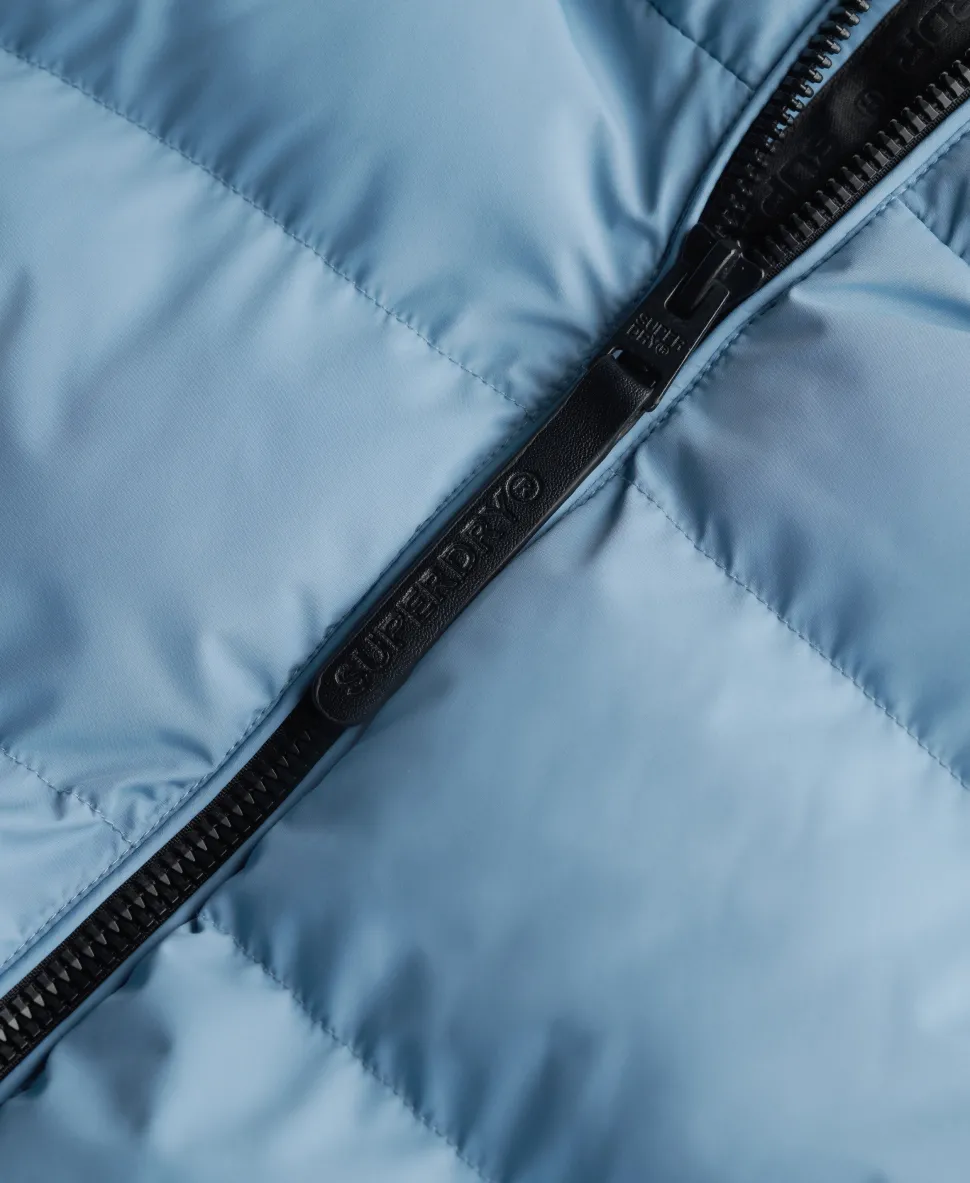 Hooded Sports Puffer Jacket