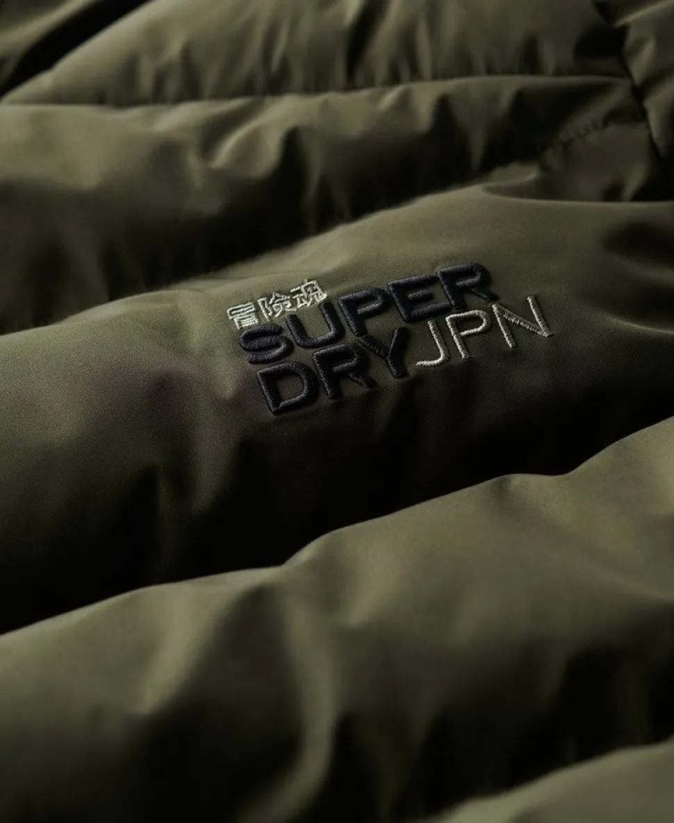 Hooded Sports Puffer Jacket