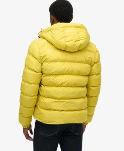 Hooded Sports Puffer Jacket