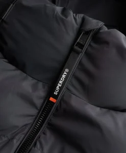 Hooded Sports Puffer Jacket