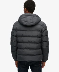Hooded Sports Puffer Jacket
