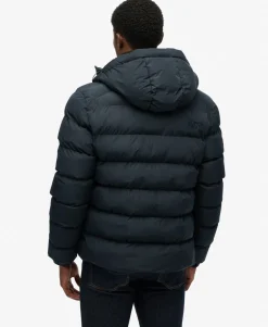 Hooded Sports Puffer Jacket