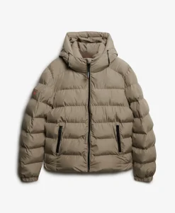 Hooded Sports Puffer Jacket