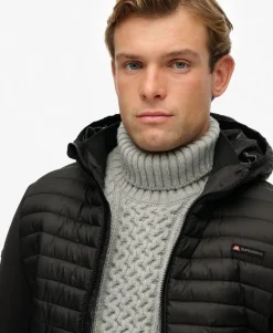 Hooded Storm Fleece Hybrid Jacket