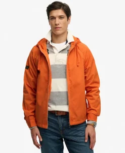 Hooded Washed Twill Jacket