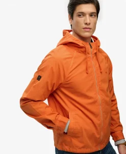 Hooded Washed Twill Jacket
