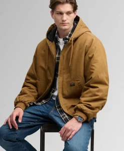 Hooded Workwear Bomber Jacket