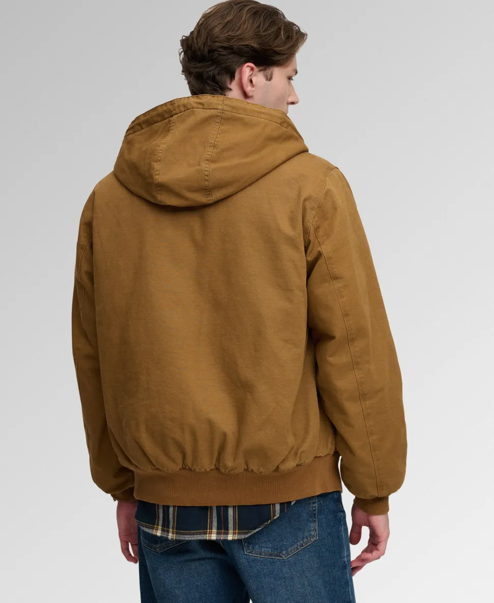 Hooded Workwear Bomber Jacket