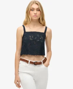 Ibiza Embroidered Cami Top