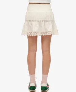 Ibiza Lace Mix Mini Skirt