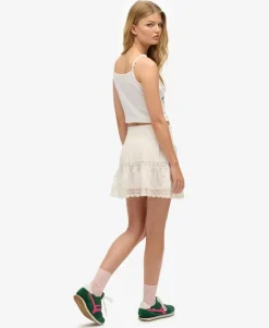 Ibiza Lace Mix Mini Skirt