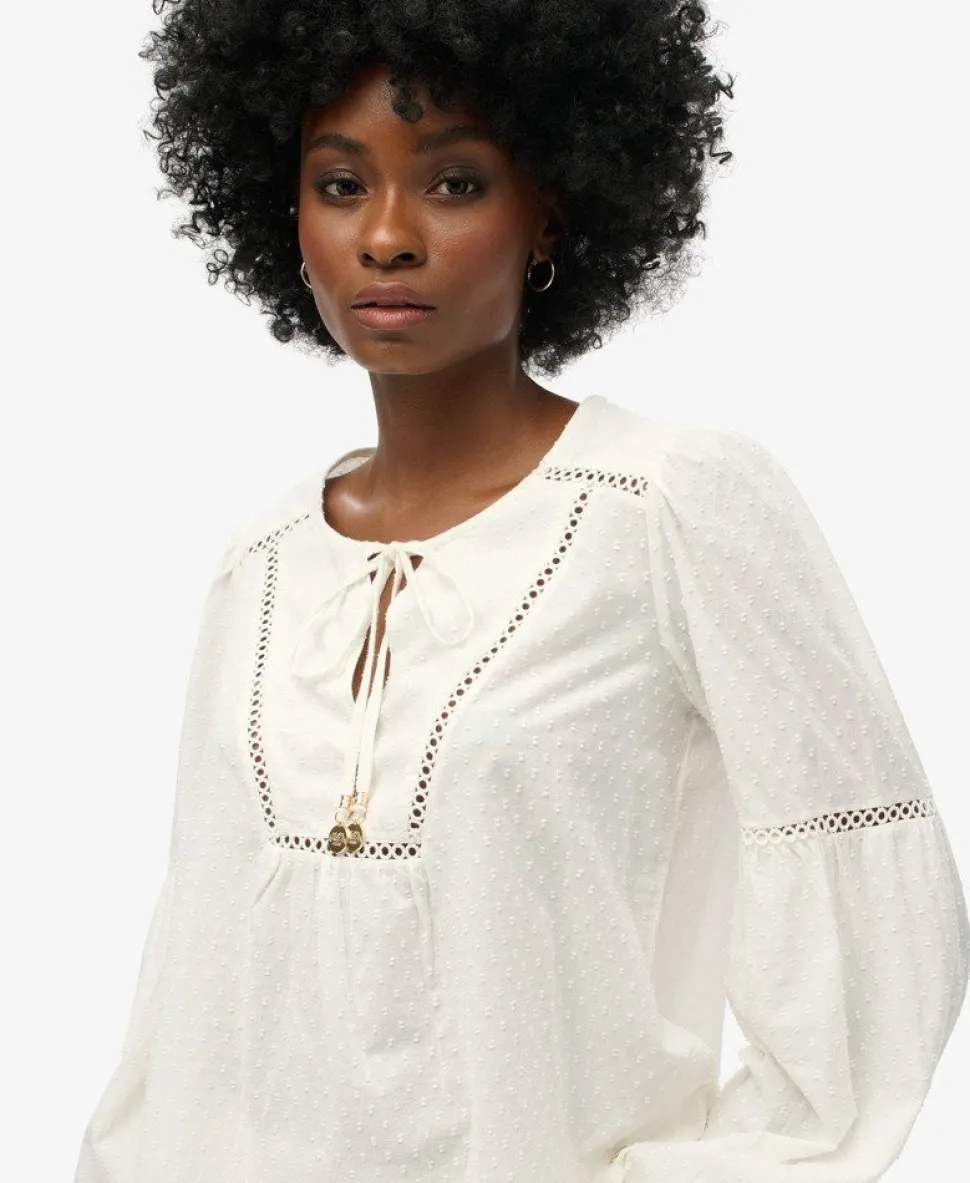 Ibiza Long Sleeve Beach Blouse