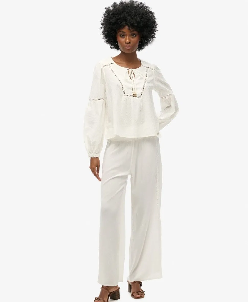 Ibiza Long Sleeve Beach Blouse