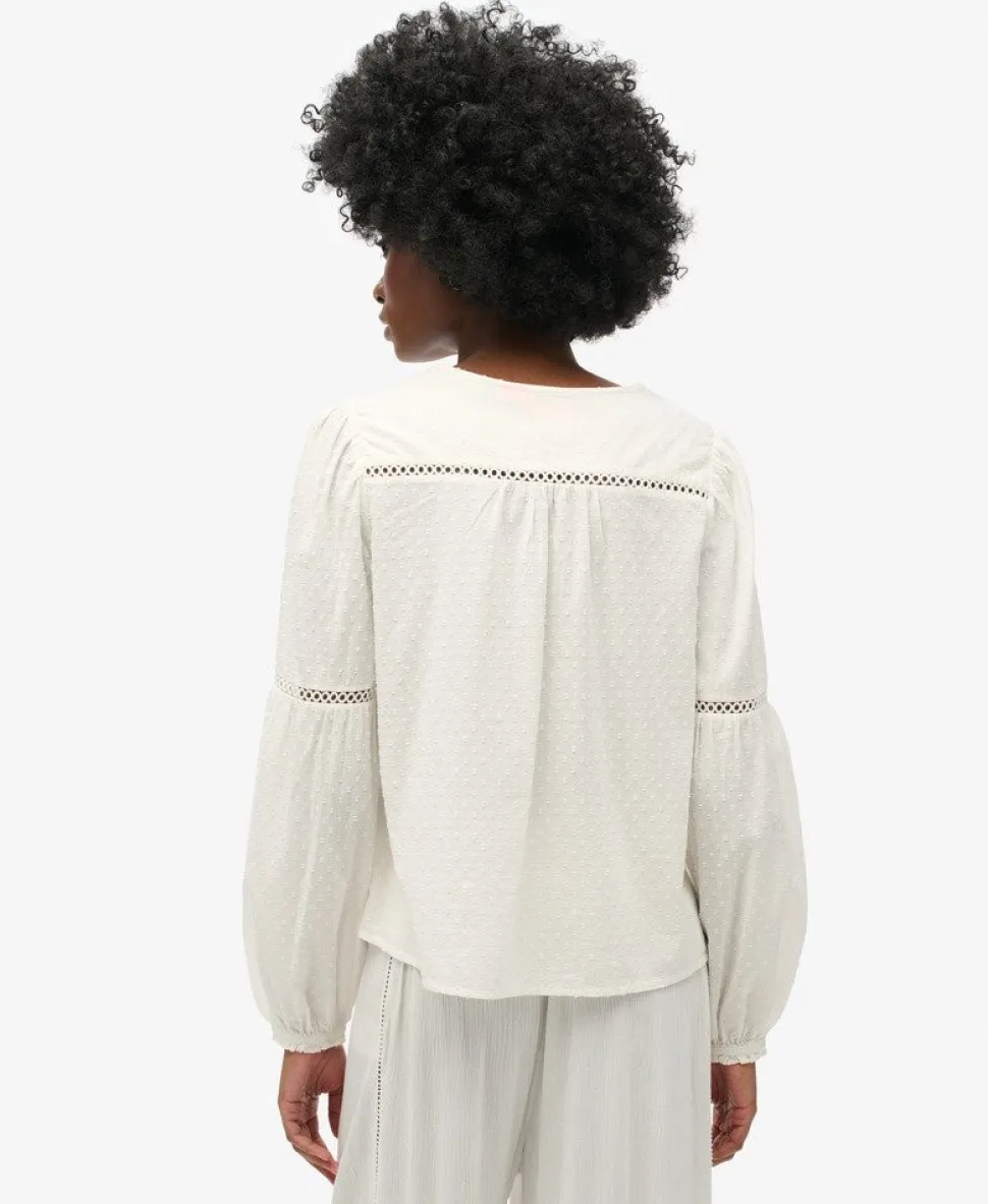 Ibiza Long Sleeve Beach Blouse