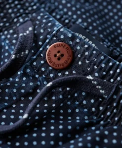 Indigo Bermuda Dot Shorts