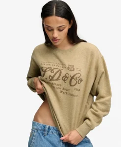 Industry Worker Loose Crew Sweatshirt