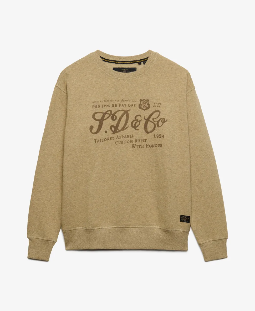 Industry Worker Loose Crew Sweatshirt