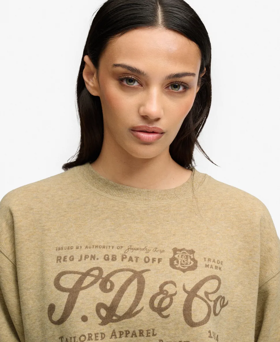 Industry Worker Loose Crew Sweatshirt